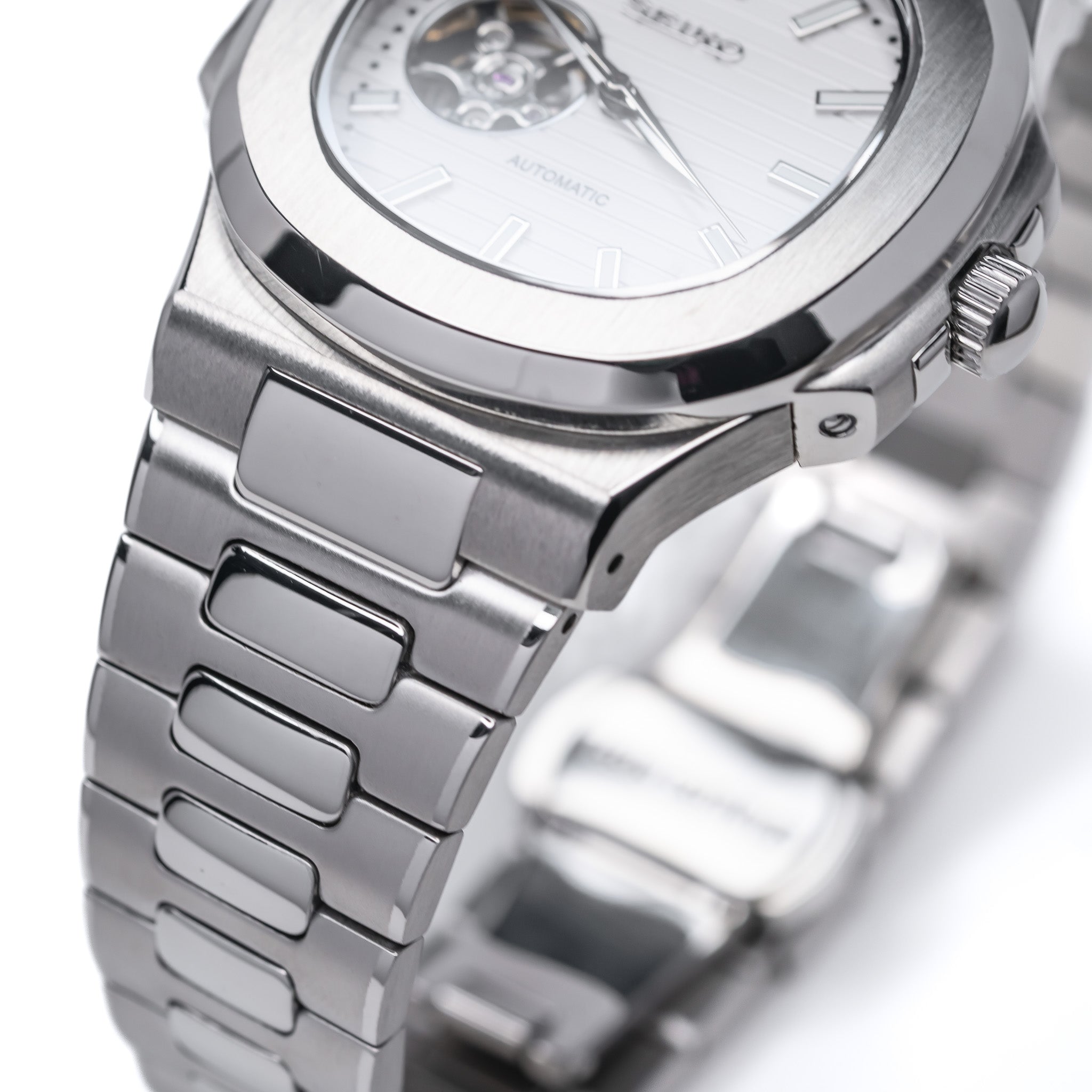 Square Striped White